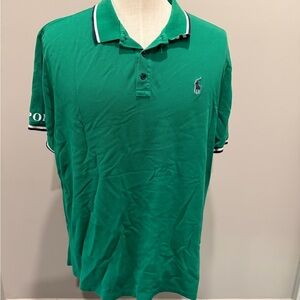 Polo by Ralph Lauren Green Polo with White and Black Trim